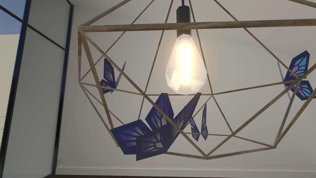 〔3Dモデル〕Butterfly Light