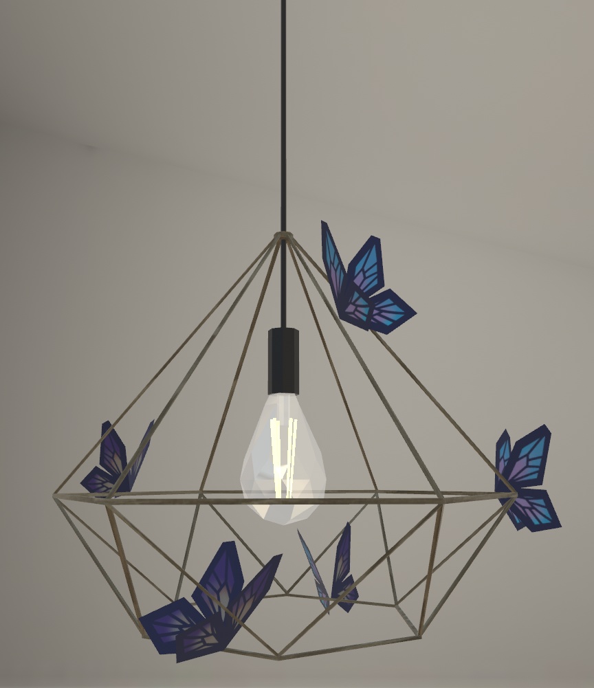 〔3Dモデル〕Butterfly Light