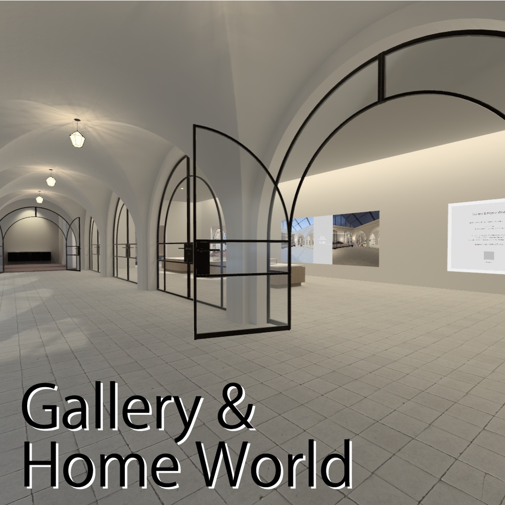 【VRC向けワールド】Gallery ＆Home World