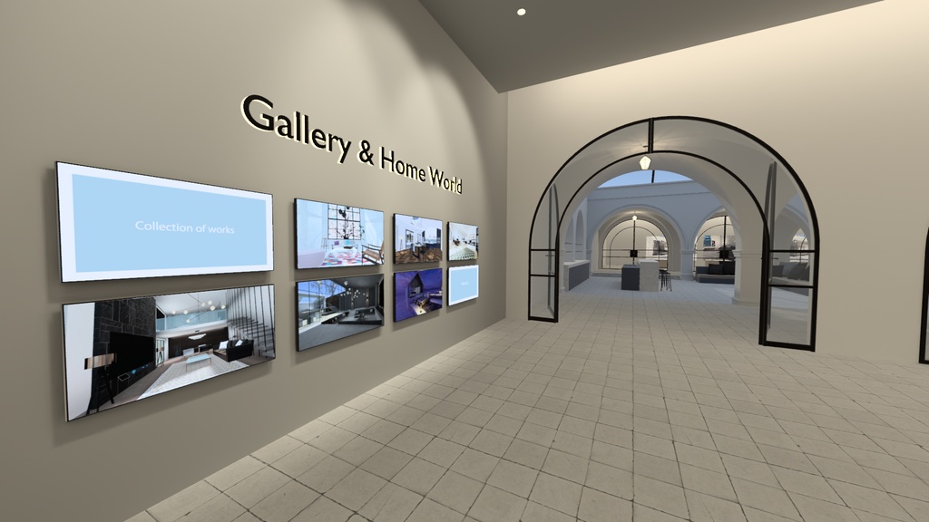 【VRC向けワールド】Gallery &Home World