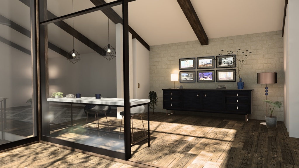 【VRC向けワールド】木洩れ日の家-Komorebi no ie-