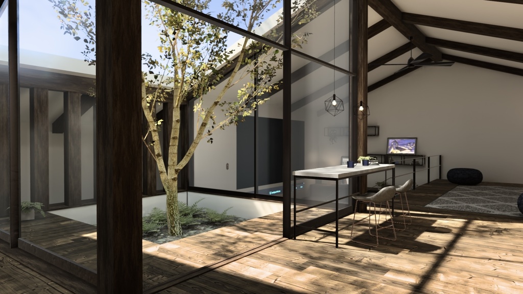 【VRC向けワールド】木洩れ日の家-Komorebi no ie-