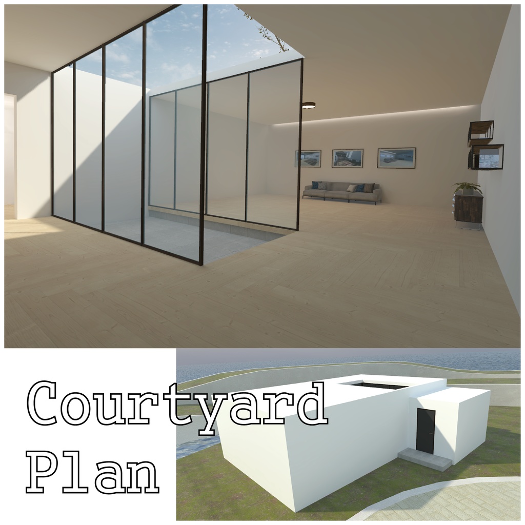 制作Tips付き!3種のワンルームAsset【VRChat向け】