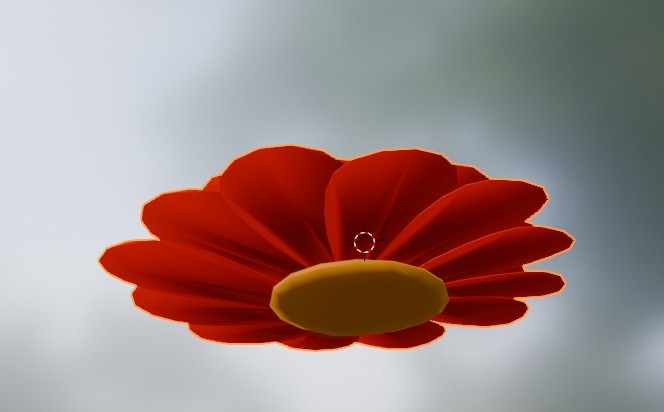 花のコサージュ