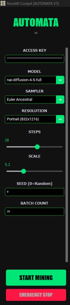 【NovelAI完全自動化】AIイラスト生成自動化ツール:AUTOMATA