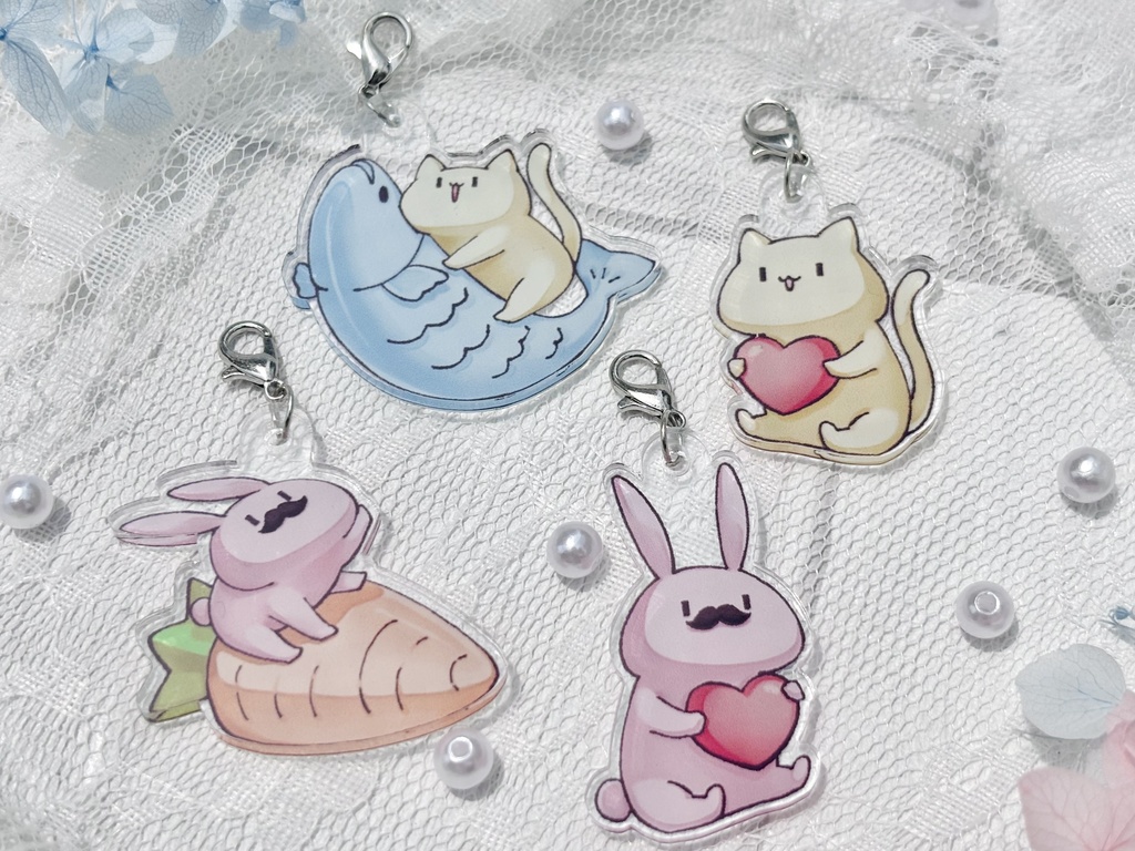 あにまるアクリルチャーム