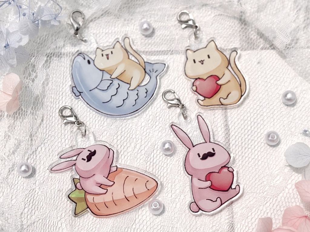 あにまるアクリルチャーム