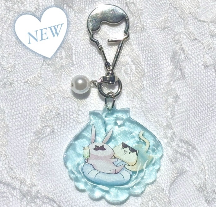 海の思い出アクリルキーホルダー