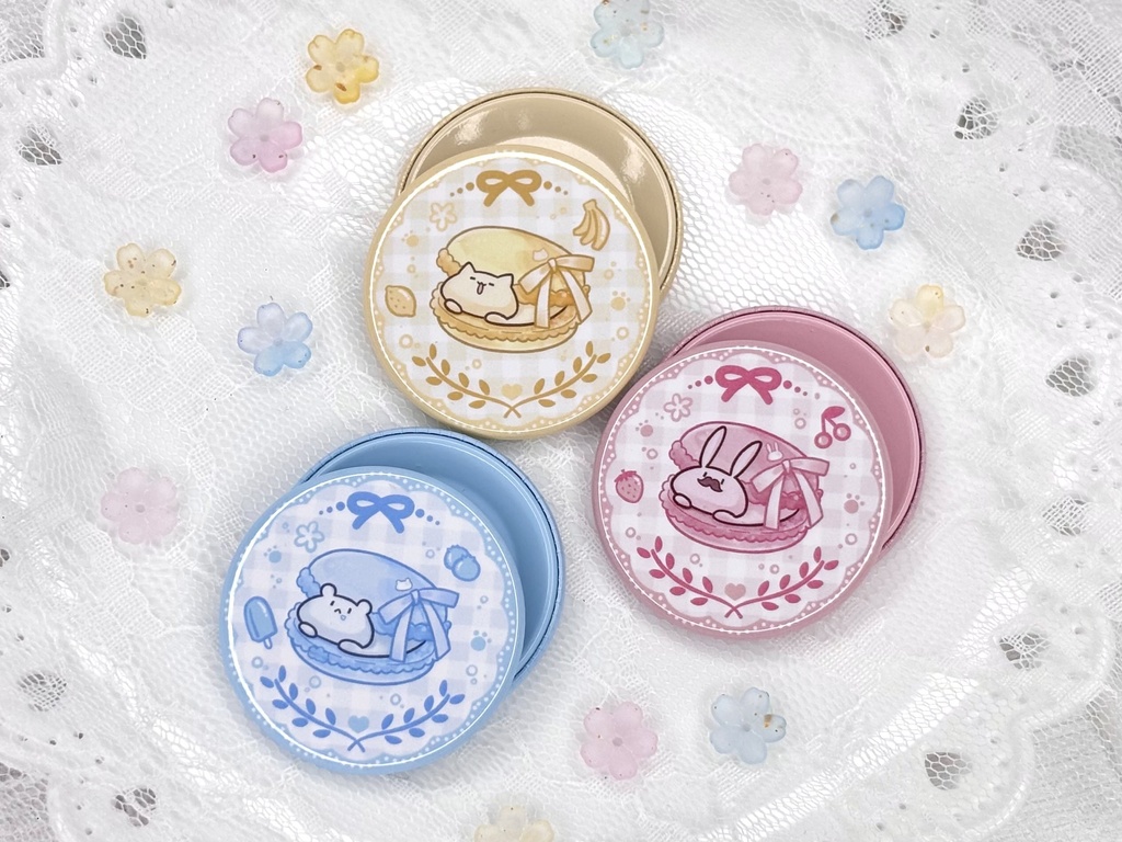 マカロン缶バッジ