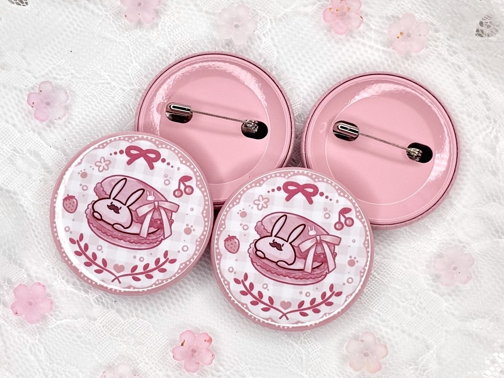 マカロン缶バッジ