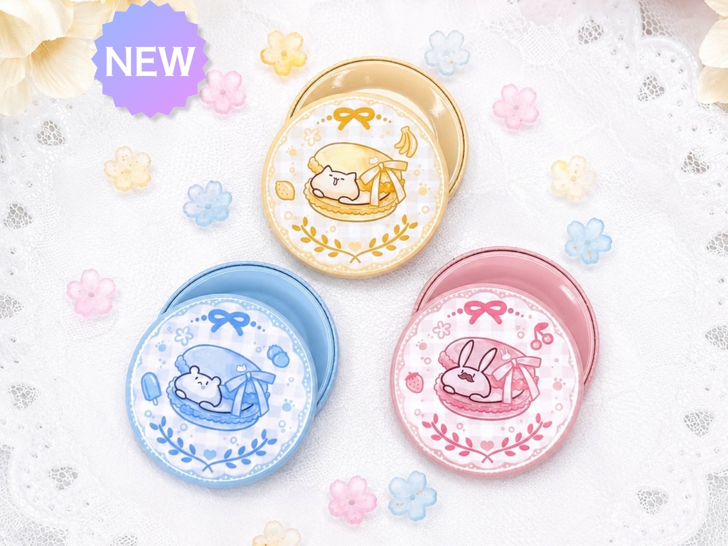 マカロン缶バッジ