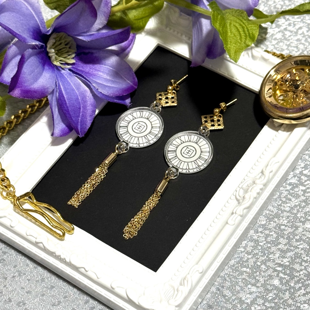 【刻】ー刻明ーピアス/イヤリング