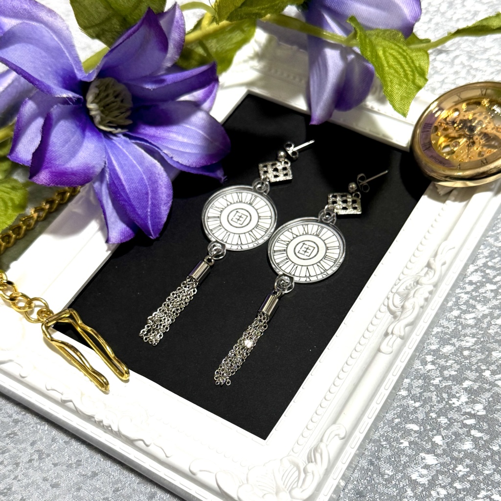 【刻】ー刻明ーピアス/イヤリング