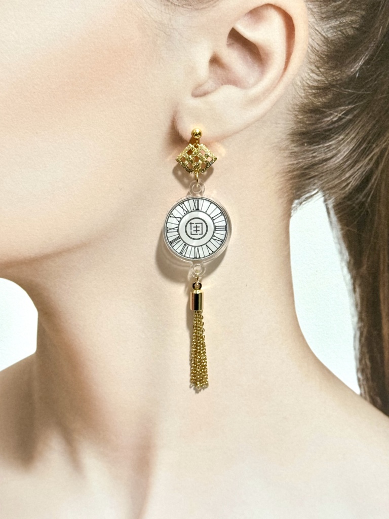 【刻】ー刻明ーピアス/イヤリング