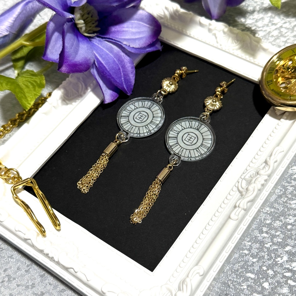 【刻】ー追憶ーピアス/イヤリング