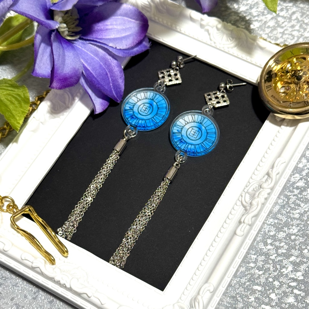 【刻】ー潮騒ーピアス/イヤリング