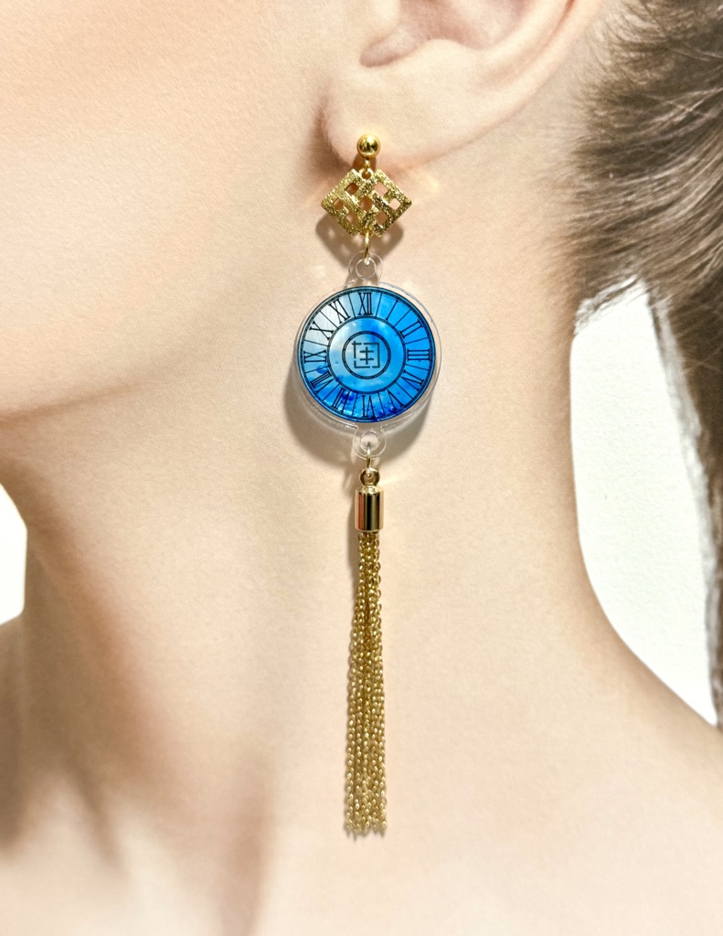 【刻】ー潮騒ーピアス/イヤリング