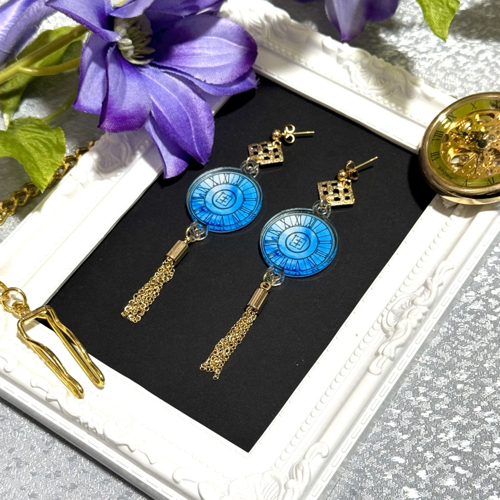 【刻】ー潮騒ーピアス/イヤリング