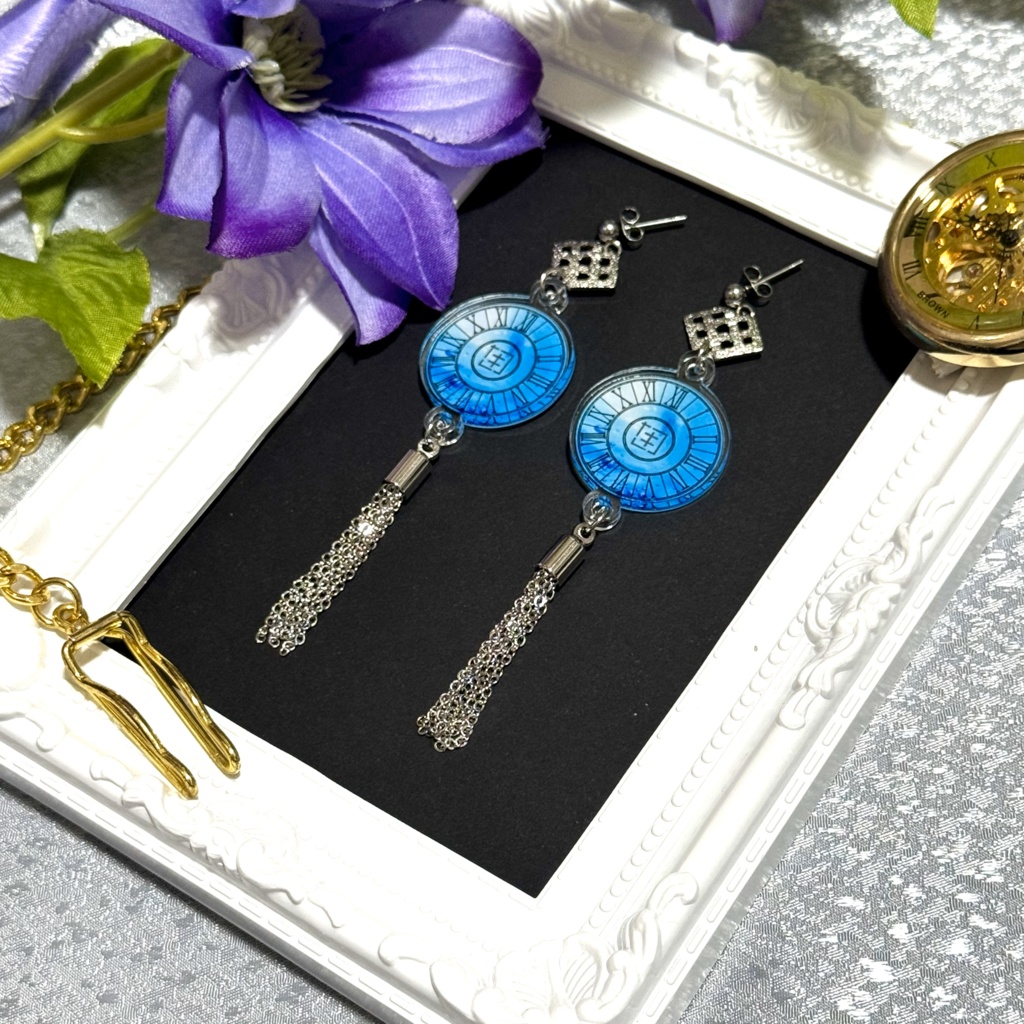 【刻】ー潮騒ーピアス/イヤリング