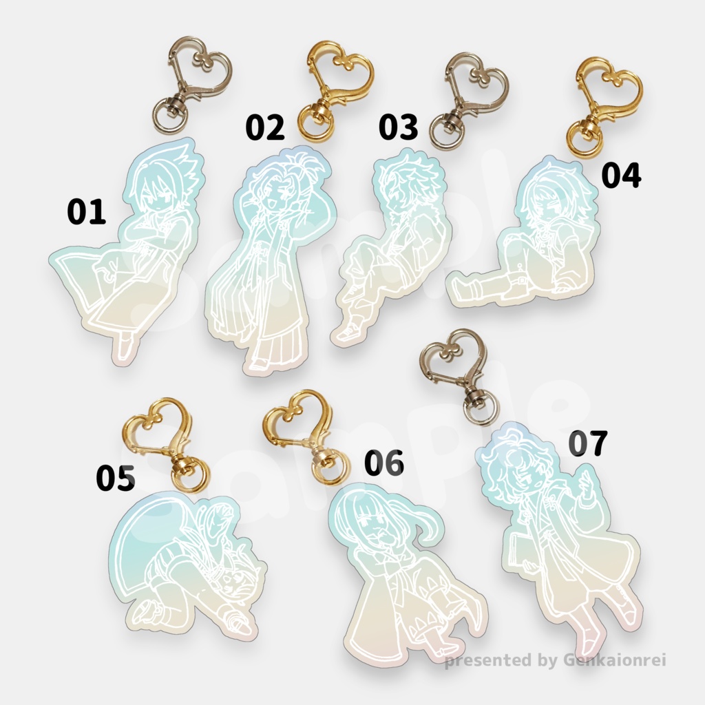 アクリルキーホルダー - スカラ組