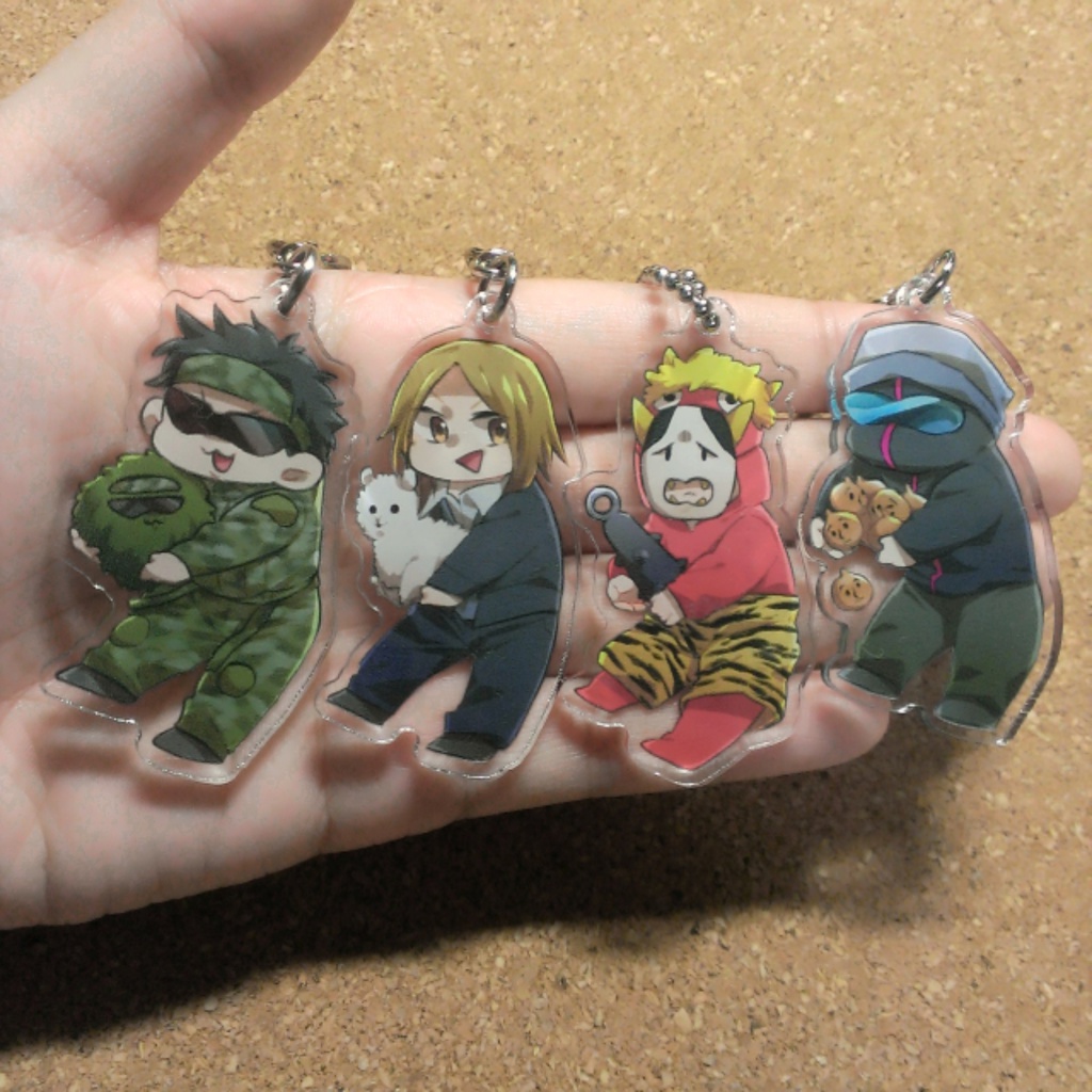 【特価】アクリルキーホルダー - むすすぴ