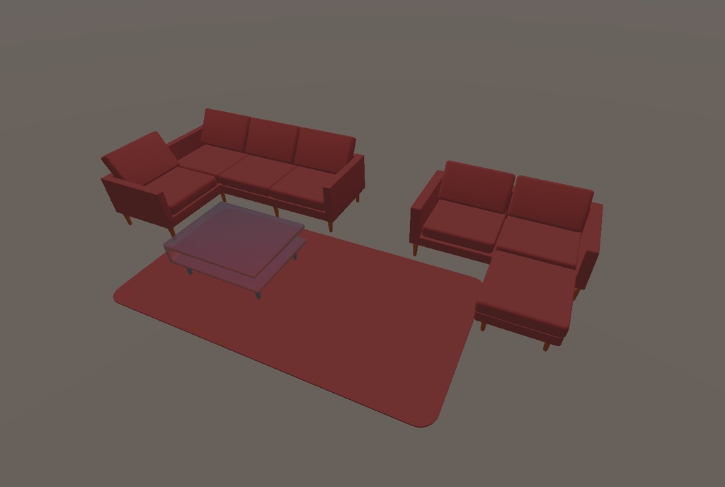 3Dモデル ソファ
