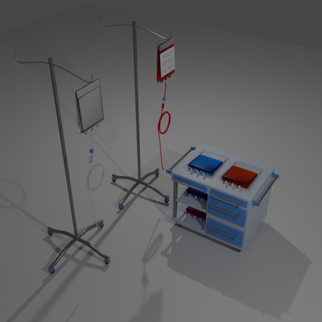 輸血パック 点滴 医療用キャビネット