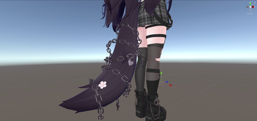 萌 専用 尻尾チェーン