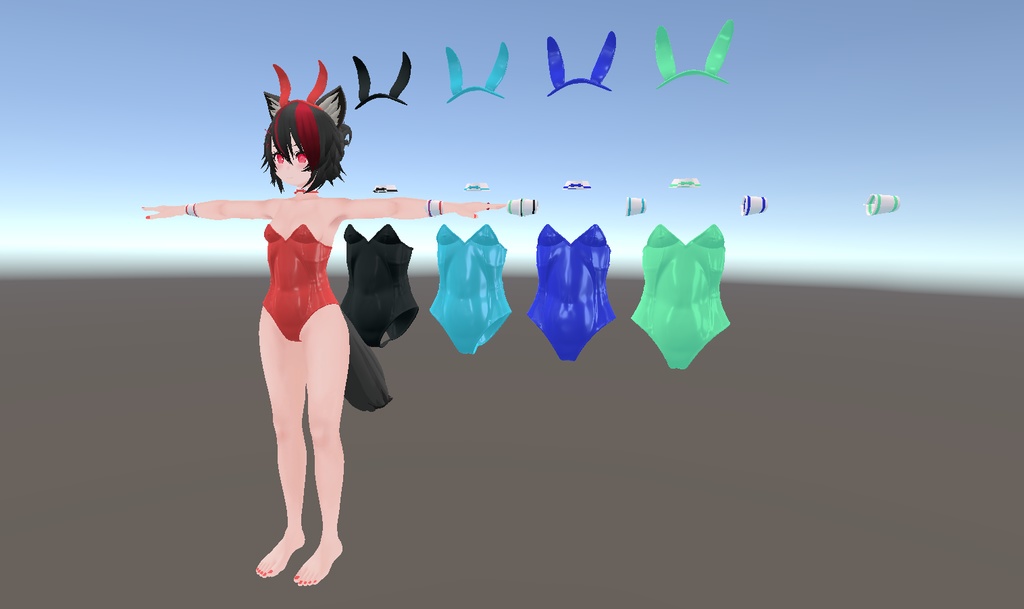 街狐さん バニー服