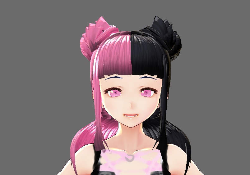 Rose colored eyes