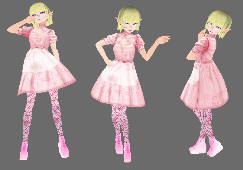 Pastel Nurse complete outfit