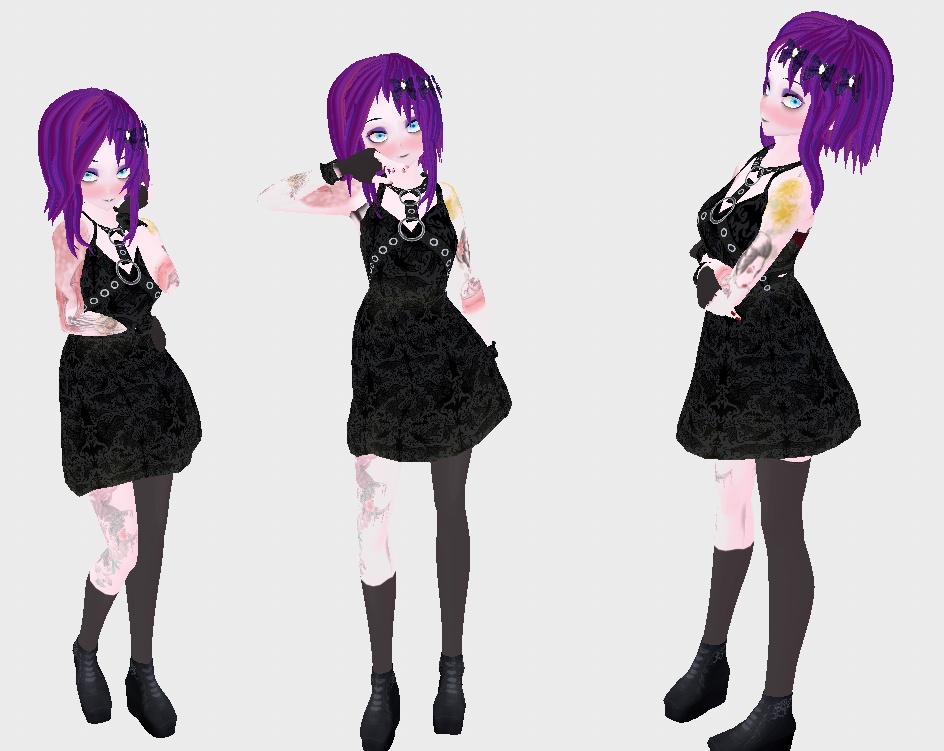 Scene/Emo hair (free hairclip hair texture included)