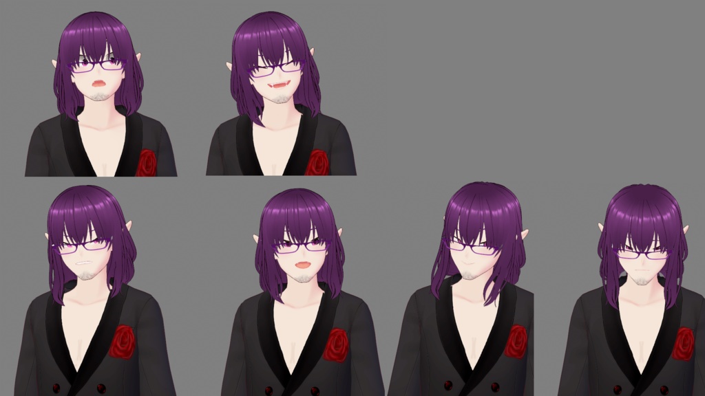 Male Demon Vtube Model