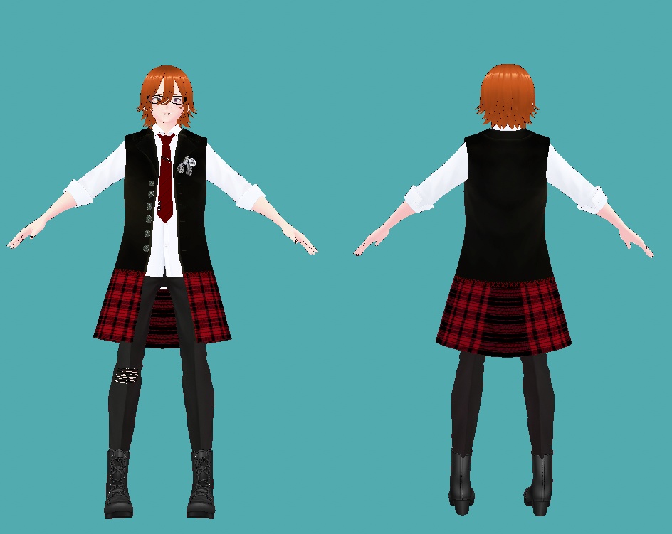 Ginger Male Vtube Model