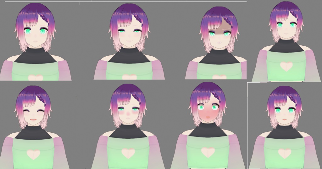 Pastel Melon Berry Vtuber