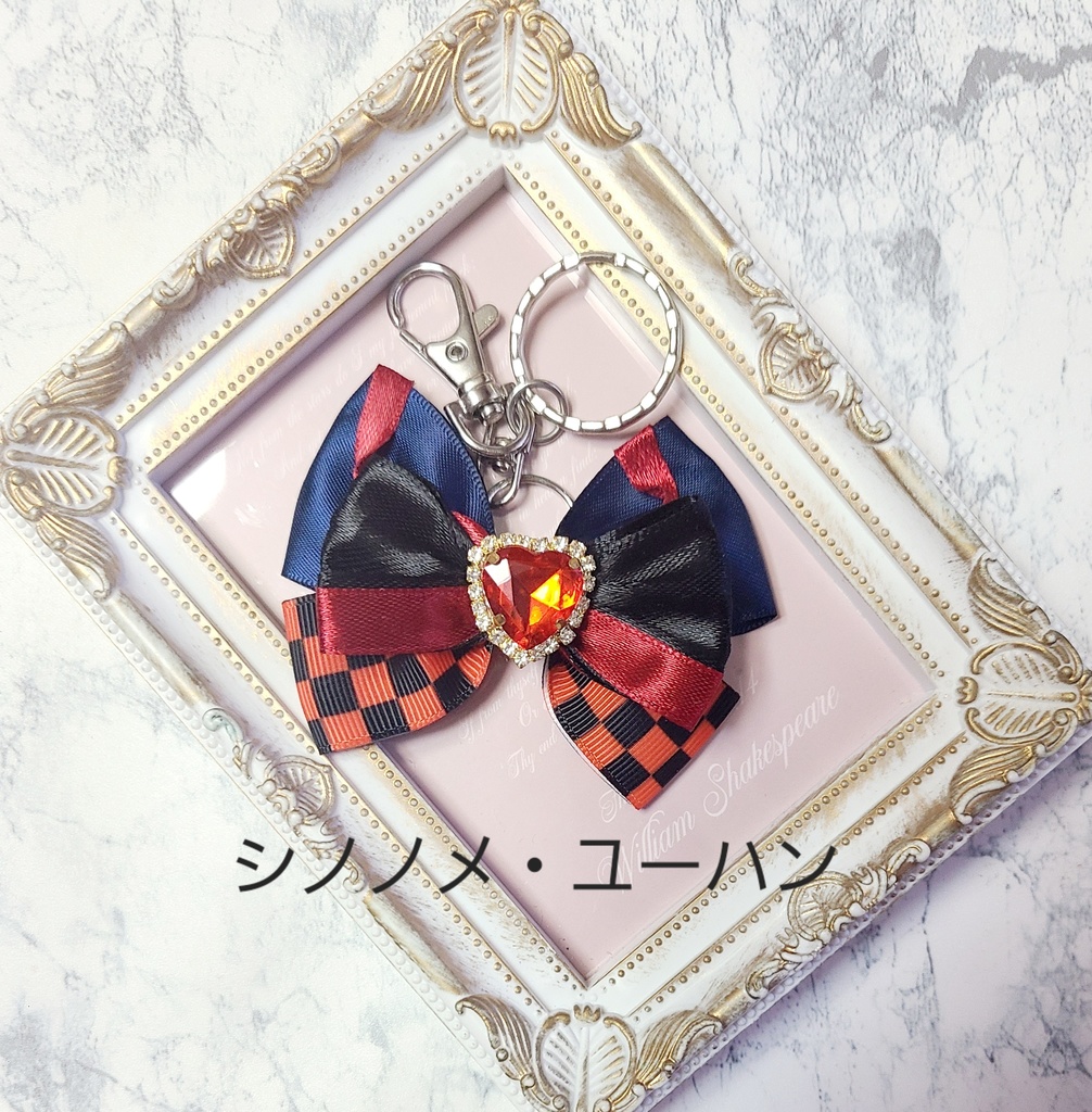 あくねこ リボンチャーム ヘアゴム