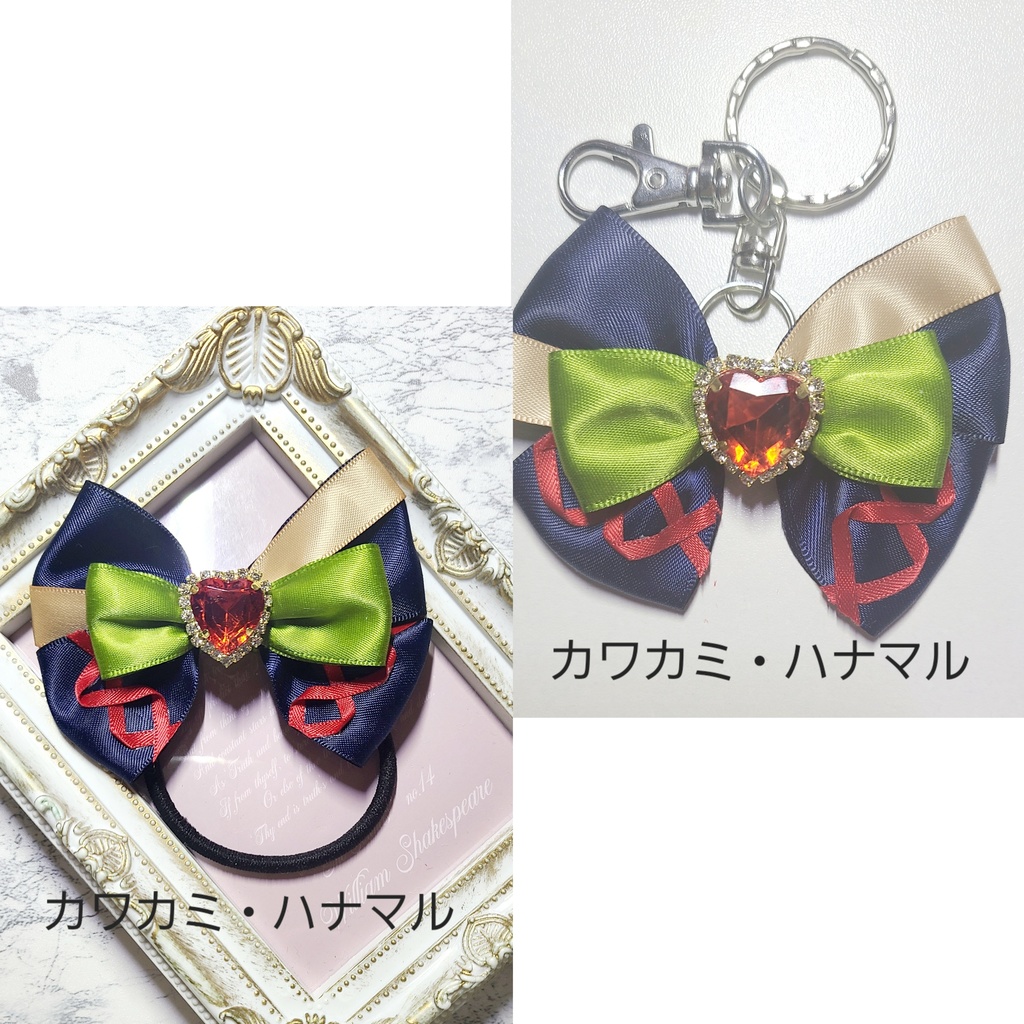 あくねこ リボンチャーム ヘアゴム