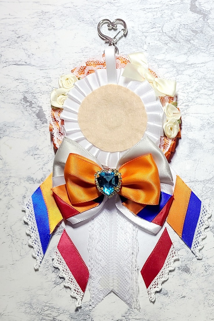 57mm あくねこ イメージロゼット - odachan-ribbon - BOOTH