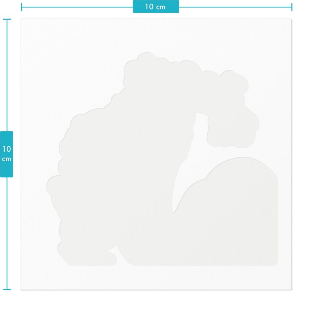 ラクダの水分補給ステッカー