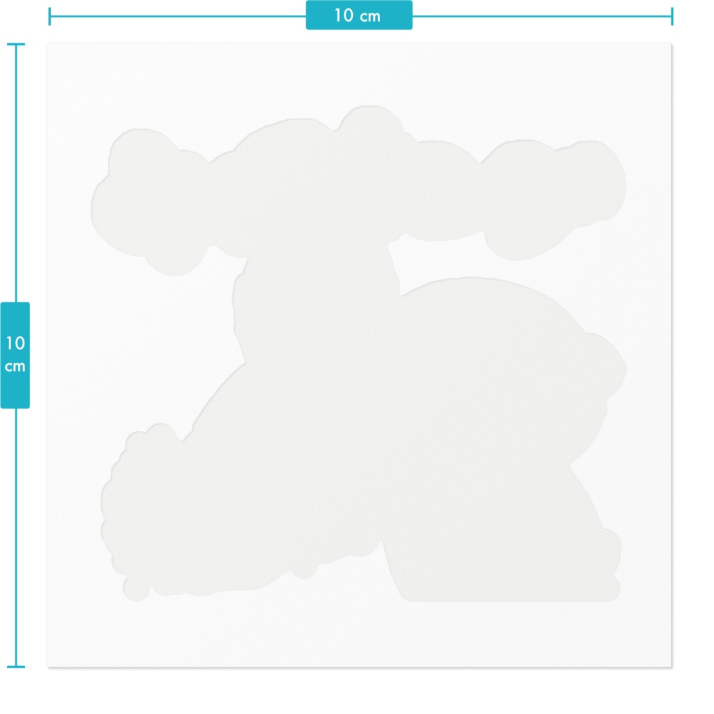 ウィスキングをするカワウソステッカー