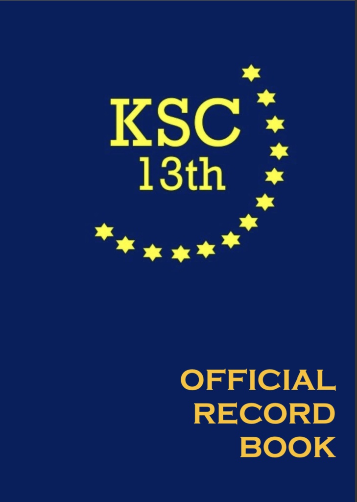 KSC the 13th Official Record Book