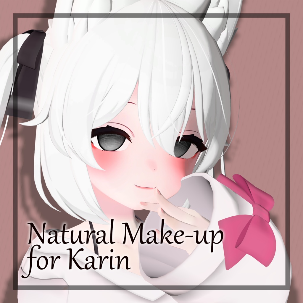 カリン用 Sketch Eye&Natural Make 瞳&メイクテクスチャー Make-up and Eye Texture for Karin