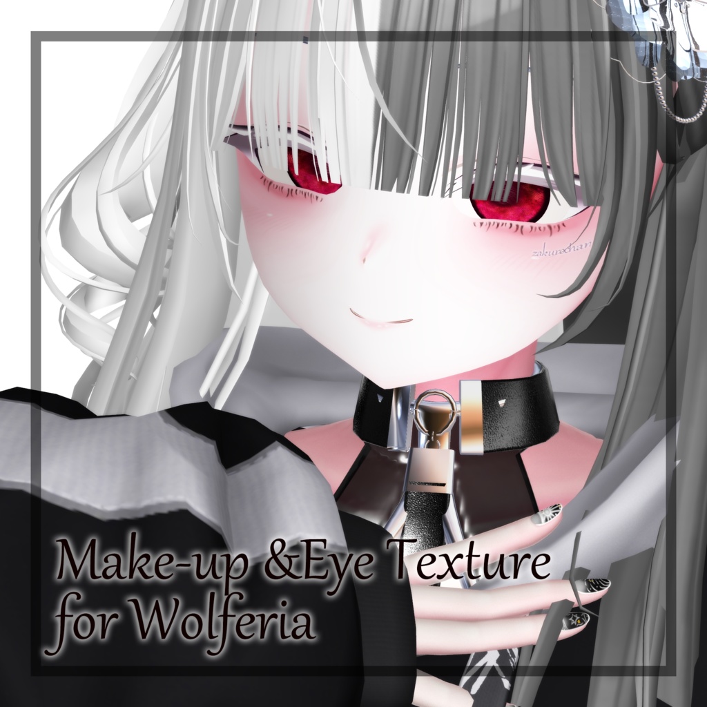 ウルフェリア用 Chaostic メイク&瞳テクスチャー Make up and Eye Texture for Wolferia