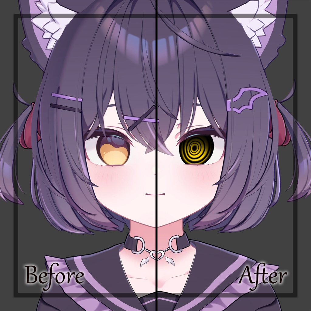 【ショコラ用】同心円瞳 瞳テクスチャー Eye Texture for Chocolat