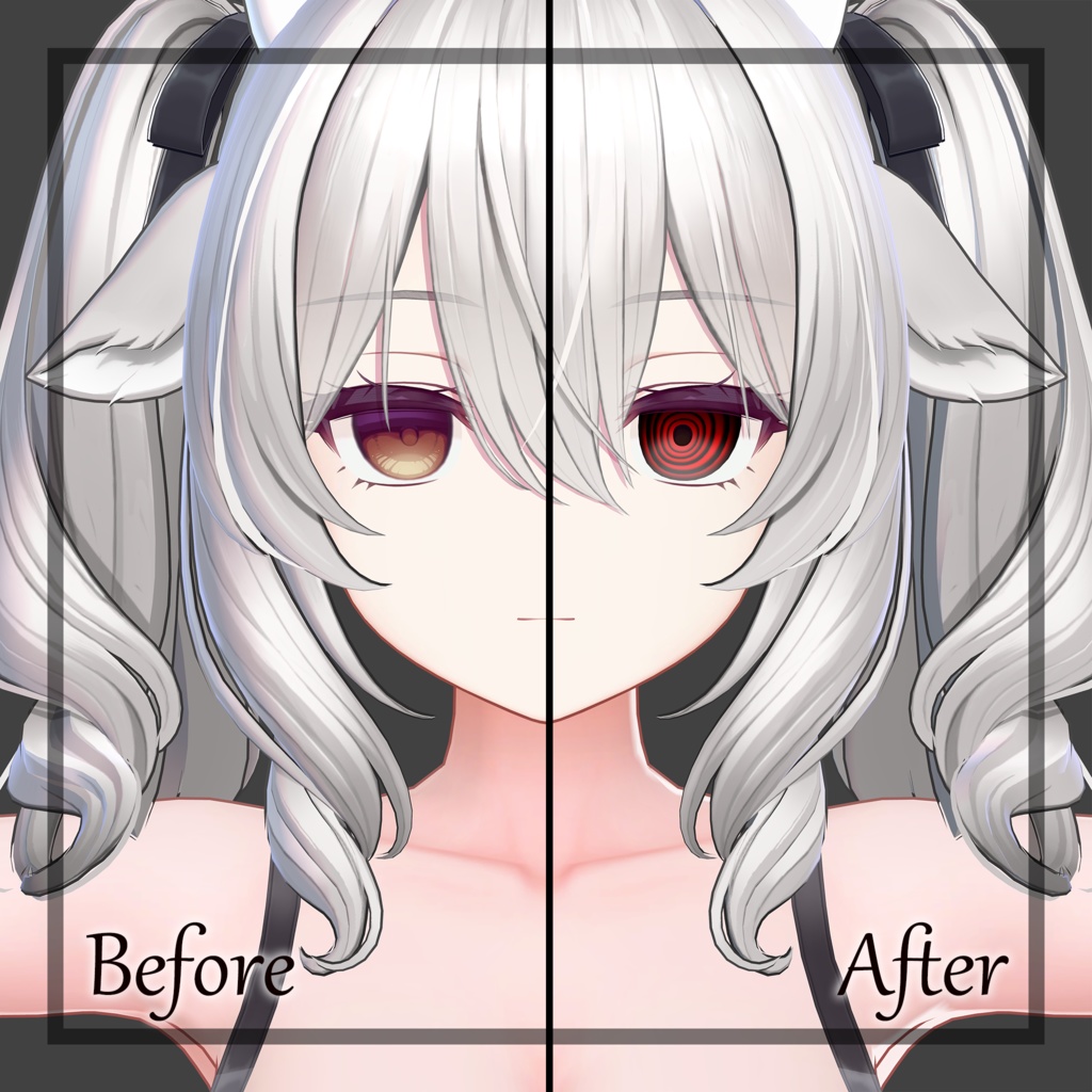 【ミルティナ用】同心円瞳 瞳テクスチャー Eye Texture for Milltina