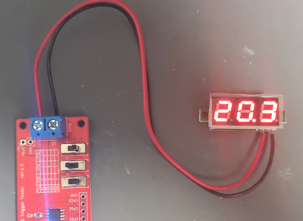 USB PDトリガ用基板(CH224Kバージョン)