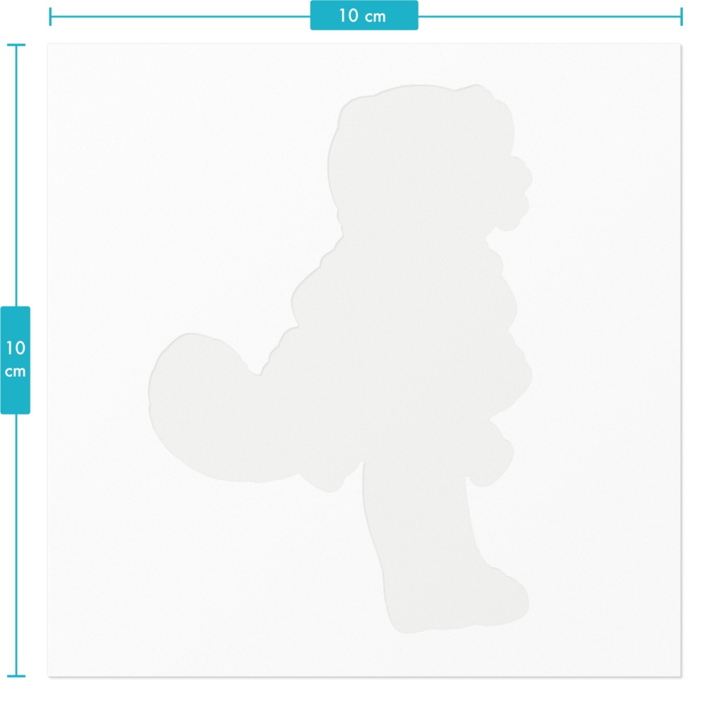 maroni3周年記念でかでかステッカー 100 x 100 (mm)