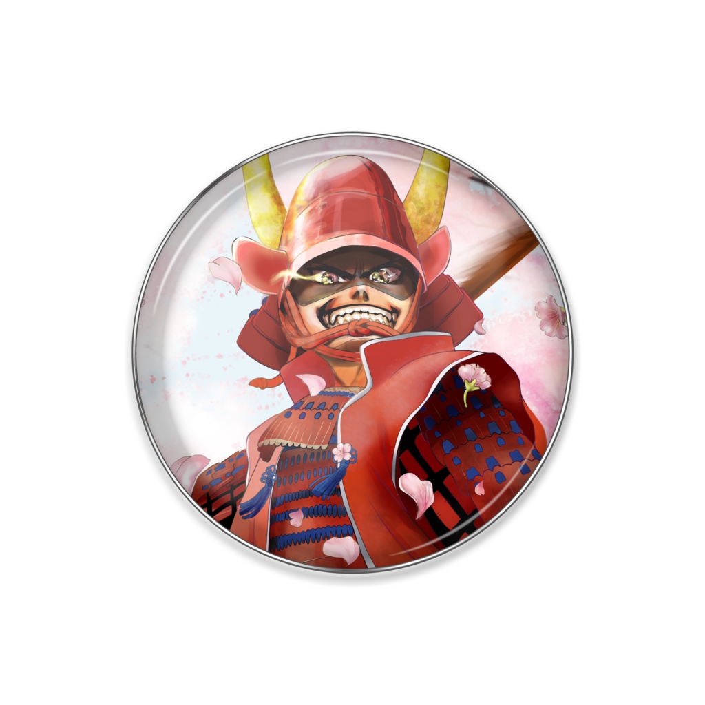 井伊直政グッズ ピンバッチ ねこのおなか Booth