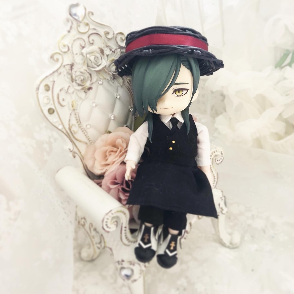 色が選べるリボンつきカンカン帽