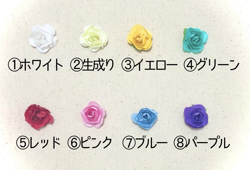 色が選べるにじぱぺサイズ麦わら帽子🌹お花つき🌹